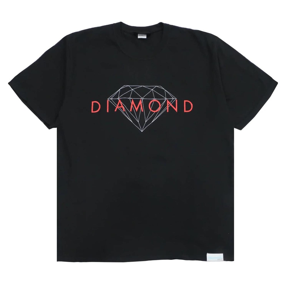 Diamond Supply Co. Men's Logo Graphic Print Tee T-Shirt - Diamond Logo